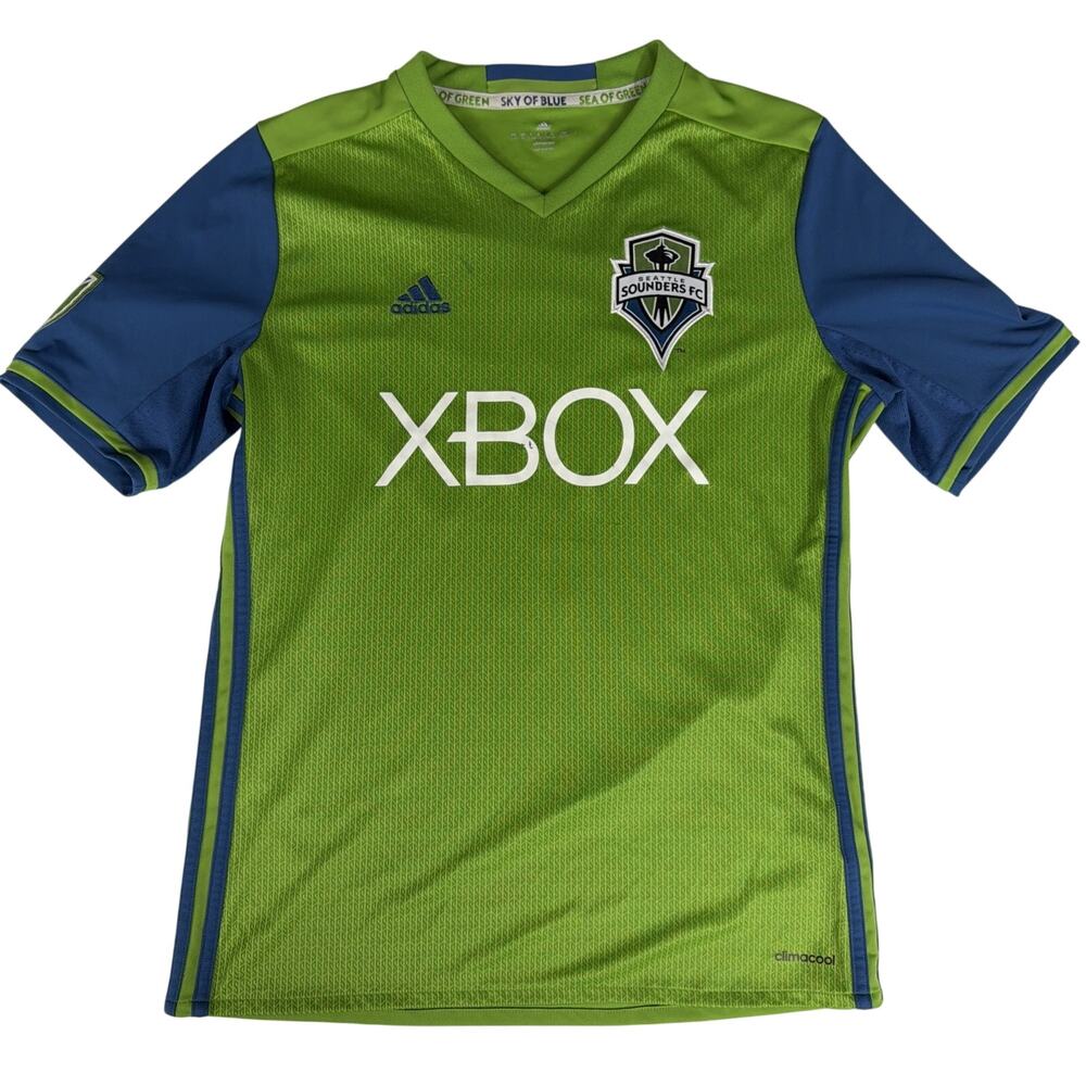 Adidas Seattle Sounders FC MLS Soccer Jersey Xbox Youth XL Green